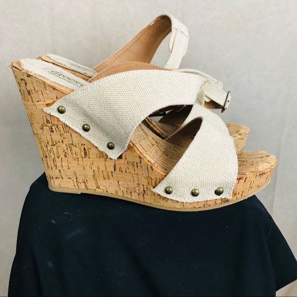 Groove | Cork Wedges | Cream | 9 - Picture 6 of 8
